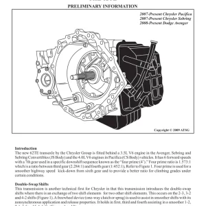 Chrysler 62Te Techtran Service Manual