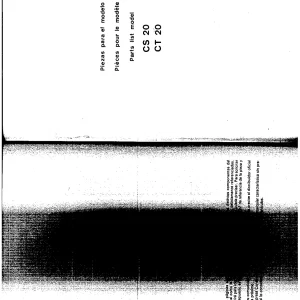 AUSA Cs20 Ct20 1990 Parts Manual