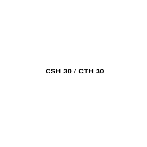 AUSA Csh30 Cth30 Parts Manual