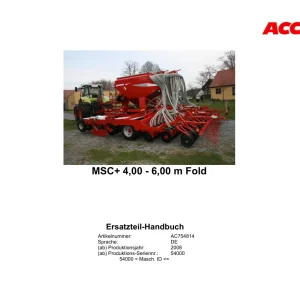 Accord Msc+ 4 6M 2008 Parts Manual