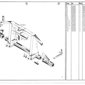 Accord Monoair 8901 Parts Manual