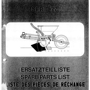 Accord Monoair 77 Parts Manual