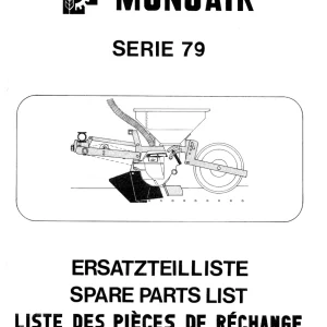 Accord Monoair 79 Parts Manual