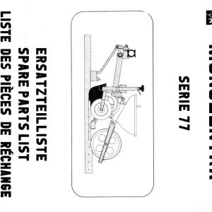 Accord Monozentra 77 Parts Manual
