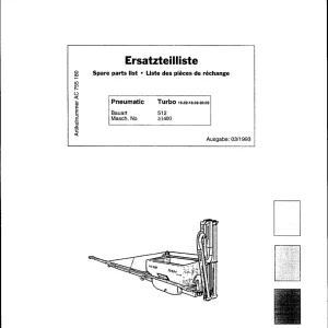 Accord Turbo Bauart 512 Parts Manual
