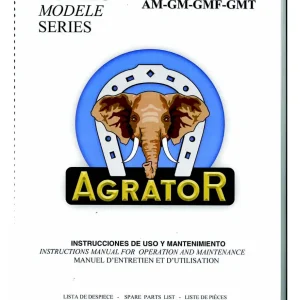 Agrator Am Gm Gmf Gmt Parts Manual