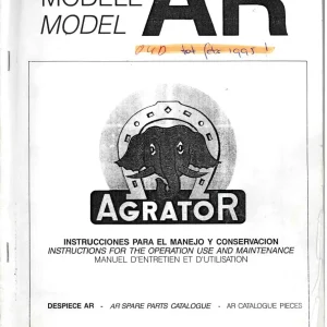 Agrator Ar Until 1995 Parts Manual