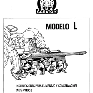 Agrator L Parts Manual