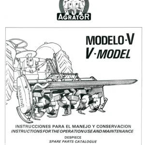Agrator V Parts Manual