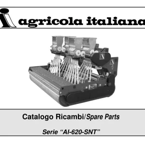 Agricola Italiana Ai 620 Snt Parts Manual