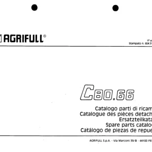 Agrifull C80 66 Parts Manual