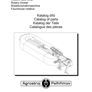 Agrostroj Pelhrimov Exact 245 Mower Parts Manual