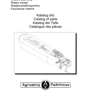 Agrostroj Pelhrimov Exact 325 Mower Parts Manual