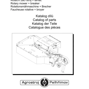 Agrostroj Pelhrimov Ztr 166 Azp 220 Mower Parts Manual