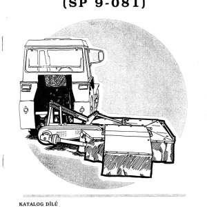 Agrostroj Pelhrimov Ztr 166 Mower Parts Manual
