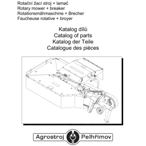Agrostroj Pelhrimov Ztr 185 186 Mower Parts Manual