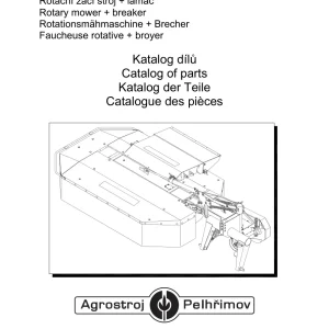 Agrostroj Pelhrimov Ztr 215 216 Mower Parts Manual