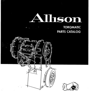 Allison 3531 1, 3531 3 3630 1 Parts Manual