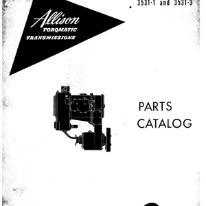 Allison 3531 Powershift Parts Manual