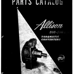 Allison Tc200 Tc300 Parts Manual