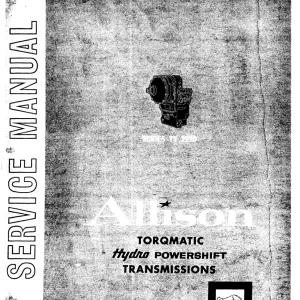 Allison Tt 2220 Service Manual