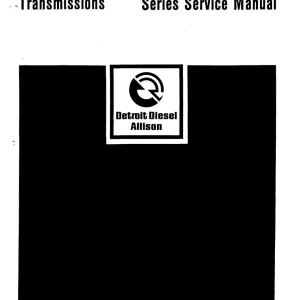 Allison Tt Ttb Trt 2001 2003 2003 Service Manual