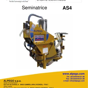 Alpego As4 Parts Manual
