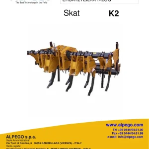 Alpego K2 Skat Parts Manual