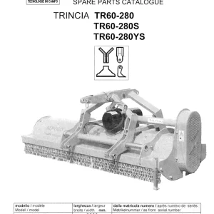 Alpego Tr60 280 Trincia Parts Manual
