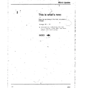 Audi V8 Micro Service Manual