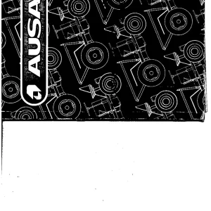 AUSA 1000D 1500Ds 1982 Parts Manual