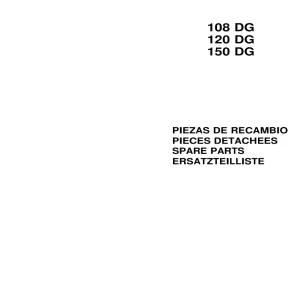 AUSA 108 120 150 Dg Parts Manual