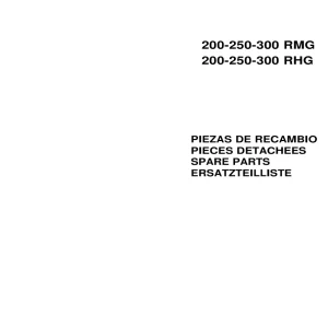 AUSA 200 250 300 Rmg Rhg Parts Manual