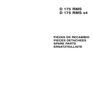 AUSA Dc D 175 Rms Kubota Parts Manual