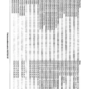 BCS Rotex R7 Parts Manual