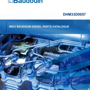 Baudouin 6M33 Dhm33D00575 Parts Manual