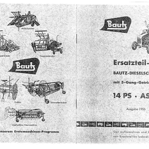 Bautz As 120 Parts Manual