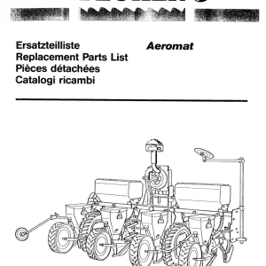 Becker Aeromat 1990 1993 1993 Parts Manual