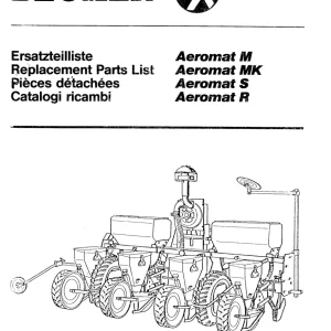 Becker Aeromat M Mk S R Parts Manual