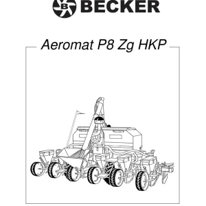 Becker Aeromat P8 Zg Hkp Parts Manual