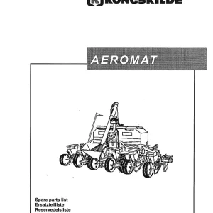 Becker Aeromat R Parts Manual