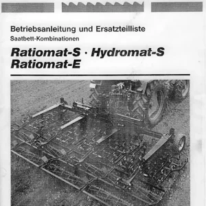 Becker Ratiomat Hydromat Parts Manual