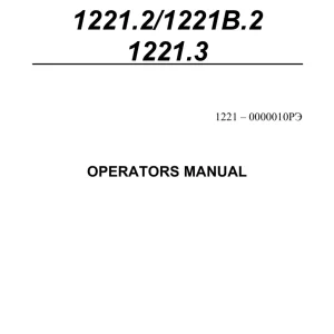 Belarus 1221.21221В.2 1221.3 Operators Manual