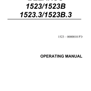 Belarus 15231523В 1523.31523В.3 Operators Manual