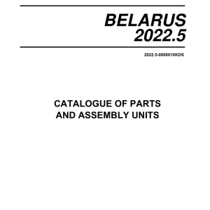 Belarus 2022.5 2013 Parts Manual