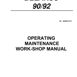 Belarus 90 92 Service Manual