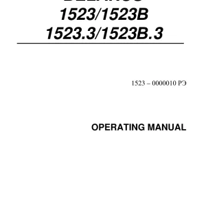 Belarus Mtz 1523 Parts Manual