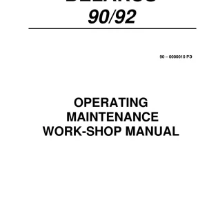 Belarus Mtz 90 92 Operators Manual