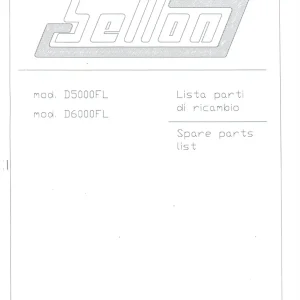 Bellon D5000 D6000 Parts Manual