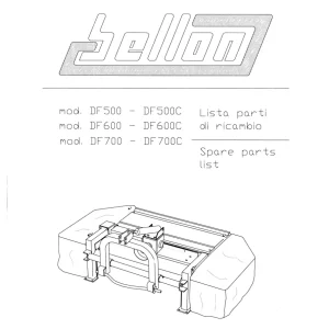 Bellon Df500 Df5000 Df600 Df6000 Df700 Df7000 Parts Manual